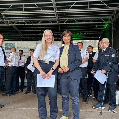 Verleihung der Fluthilfe-Medaille 2021