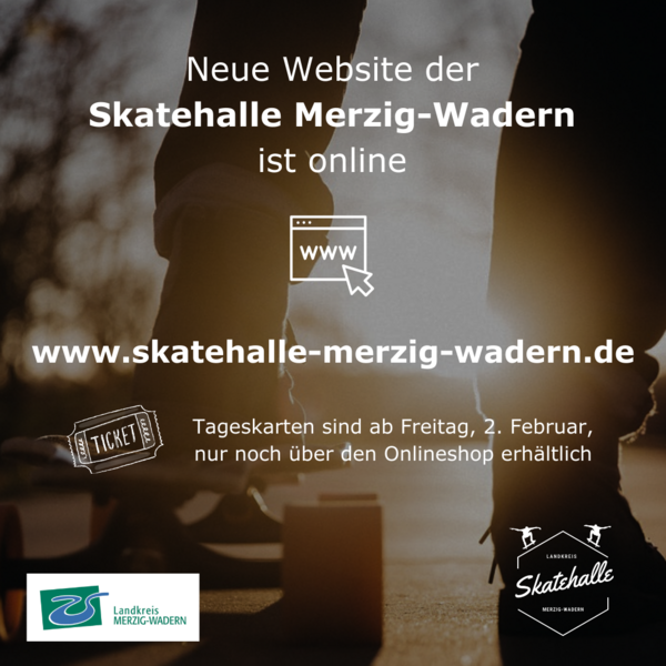 Neue Website der Skatehalle Merzig-Wadern