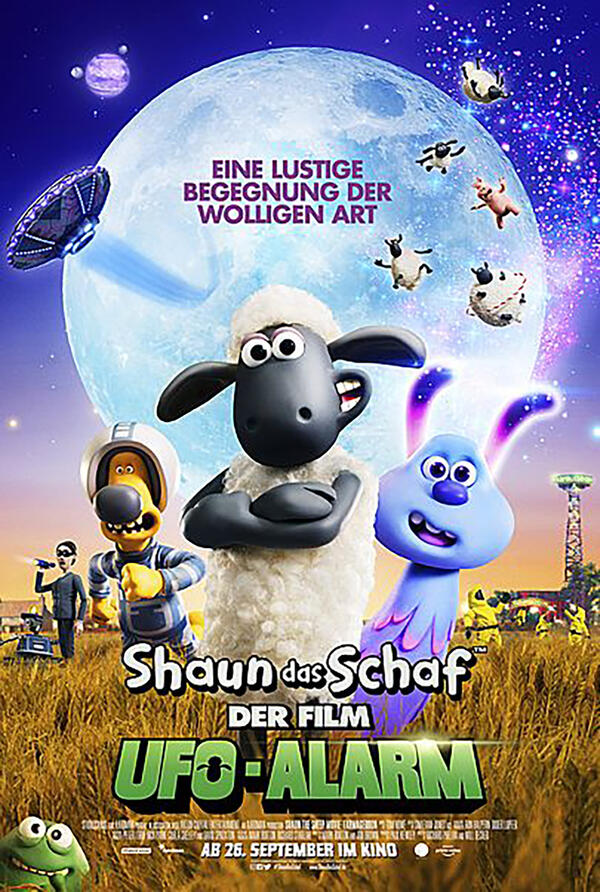Das Kreis-Kinder-Kino präsentiert »Shaun das Schaf - UFO-Alarm«