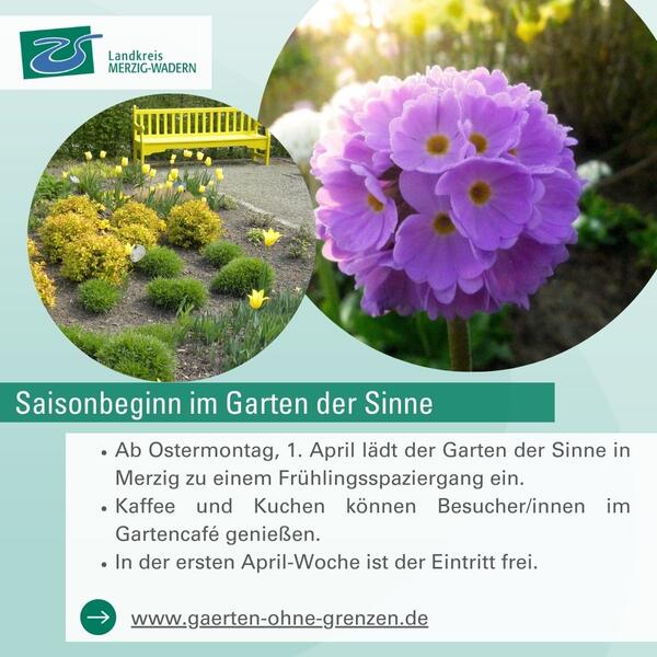 Saisoner&ouml;ffnung im Garten der Sinne
