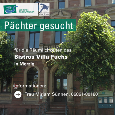 P&auml;chter gesucht - Villa Fuchs