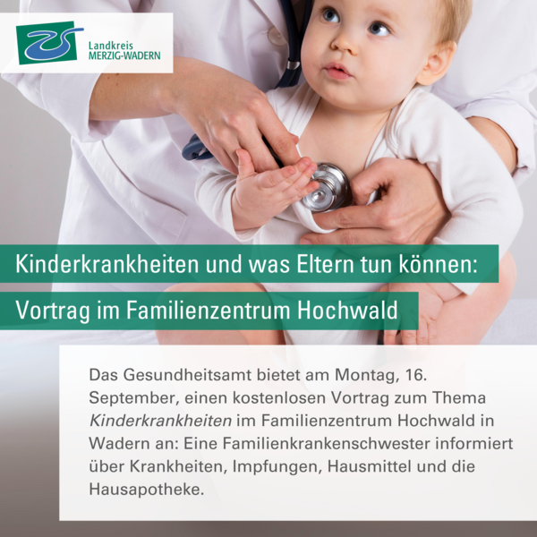 Info-Veranstaltung zu Kinderkrankheiten