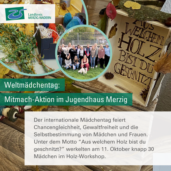 Mitmach-Aktion zum Weltm&auml;dchentag 2024