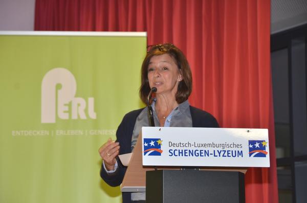 Landr&auml;tin Daniela Schlegel-Friedrich erkl&auml;rte, wie wichtig Sportf&ouml;rderung ist