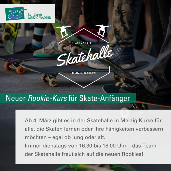Rookie-Kurse Skatehalle