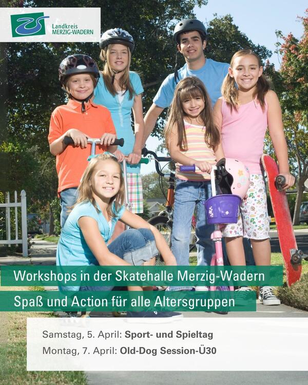 Workshops in der Skatehalle Merzig-Wadern