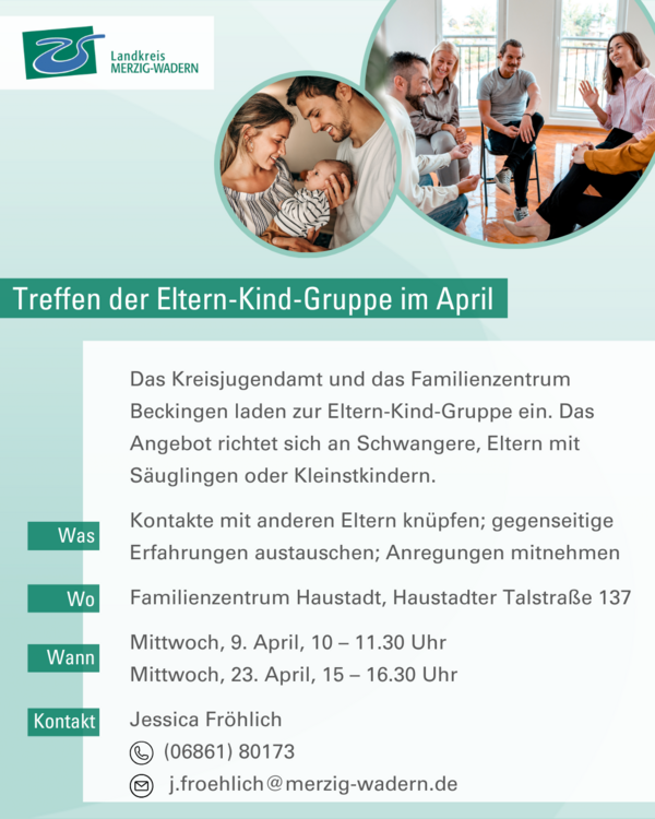 Treffen der Eltern-Kind-Gruppe im April