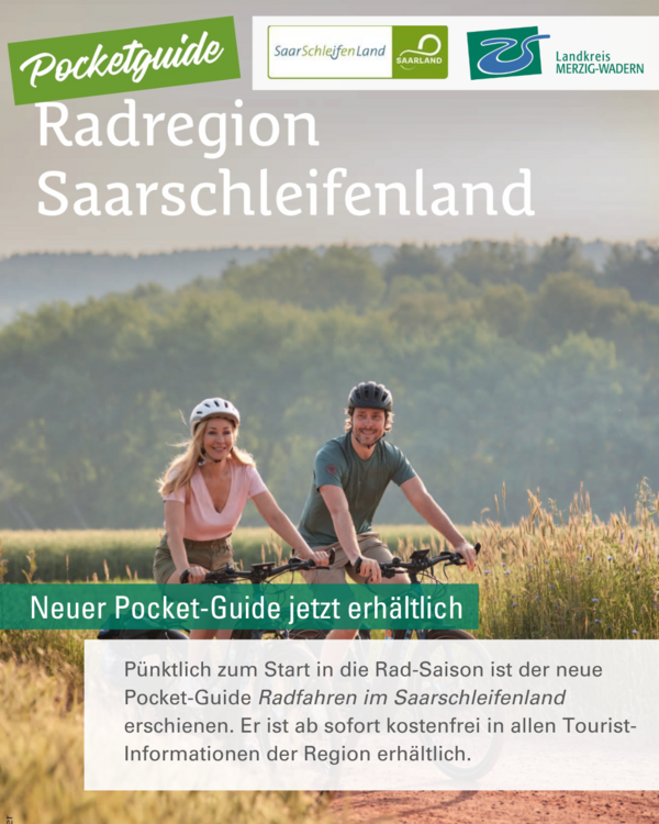 Neuer Pocket-Guide Radfahren im Saarschleifenland jetzt erh&auml;ltlich
