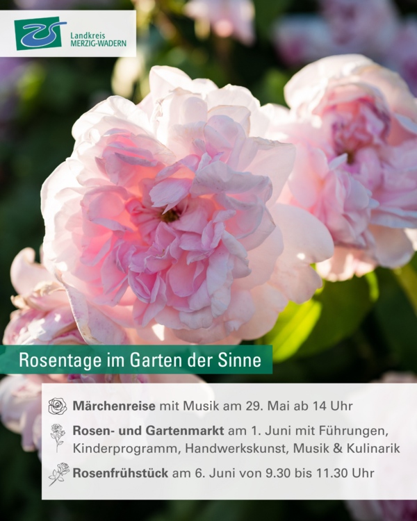 Rosentage im Garten der Sinne