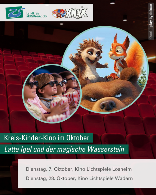 Das Kreis-Kinder-Kino pr&auml;sentiert: Latte Igel und der magische Wasserstein