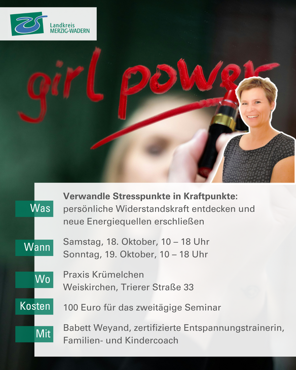 Angebot der Gleichstellungsstelle im Oktober