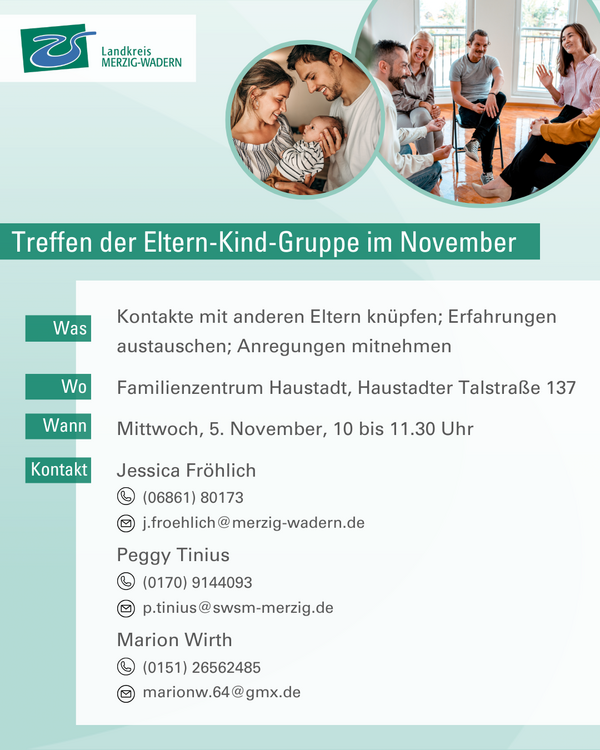 Treffen der Eltern-Kind-Gruppe im November