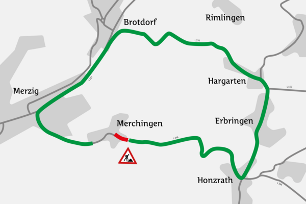 Vollsperrung Merchingen 2025