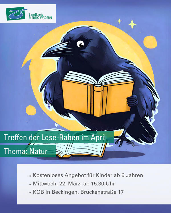 Lese-Raben im April 2026