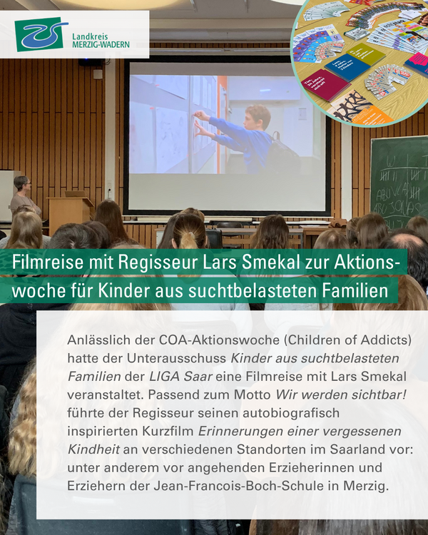 Aktionswoche f&uuml;r Kinder aus suchtbelasteten Familien (Children of Addicts, COA)
