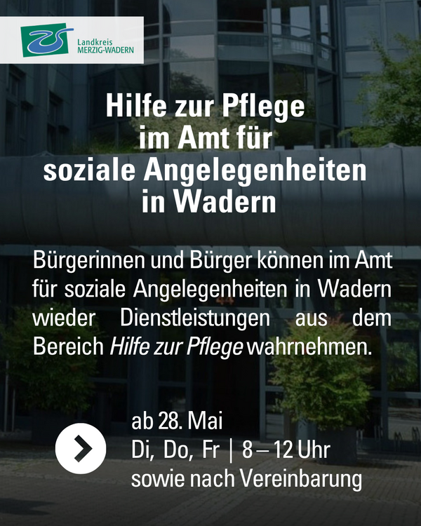 Hilfe zur Pflege in Wadern
