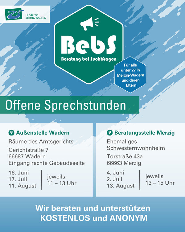 Beratung bei Suchtfragen - Termine 
