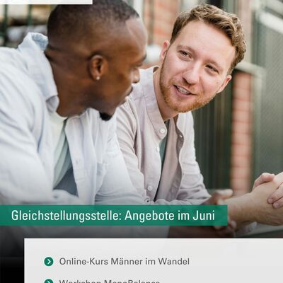 Seminarangebot der Gleichstellungsstelle im Juni: Online-Kurs &raquo;M&auml;nner im Wandel&laquo; und Workshop &raquo;MenoBalance&laquo;