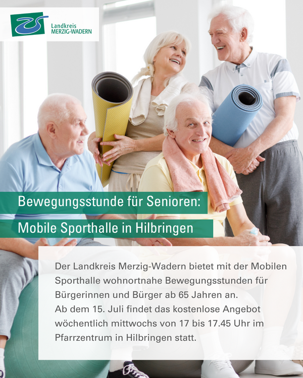 Mobile Sporthalle in Hilbringen
