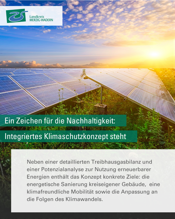 Integriertes Klimaschutzkonzept steht