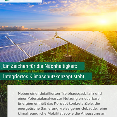 Integriertes Klimaschutzkonzept steht
