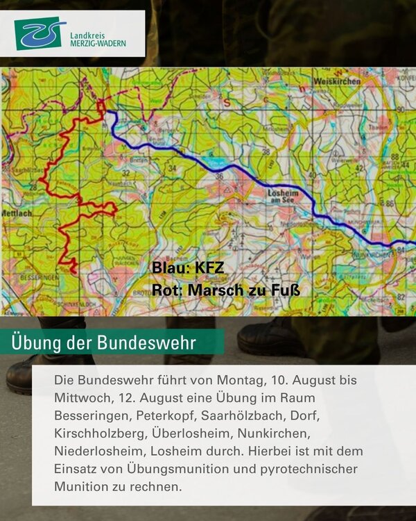 &Uuml;bung der Bundeswehr im August
