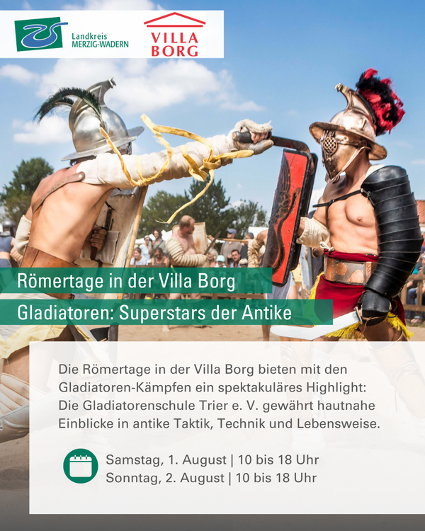 R&ouml;mertage am 1. und 2. August