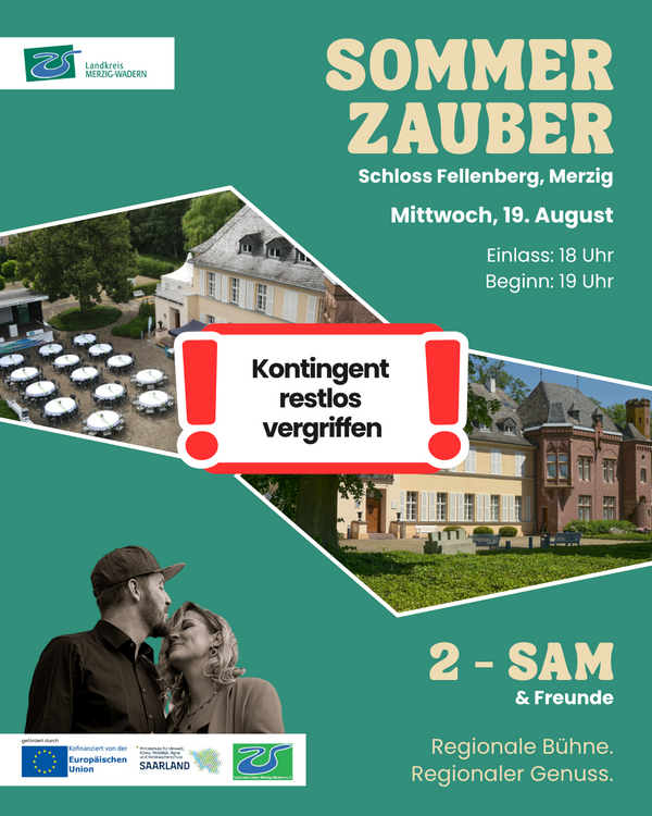 Sommerzauber am Schloss: Kontingent restlos vergriffen
