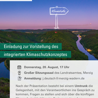 Landkreis Merzig-Wadern l&auml;dt zur Pr&auml;sentation des integrierten Klimaschutzkonzeptes ein 