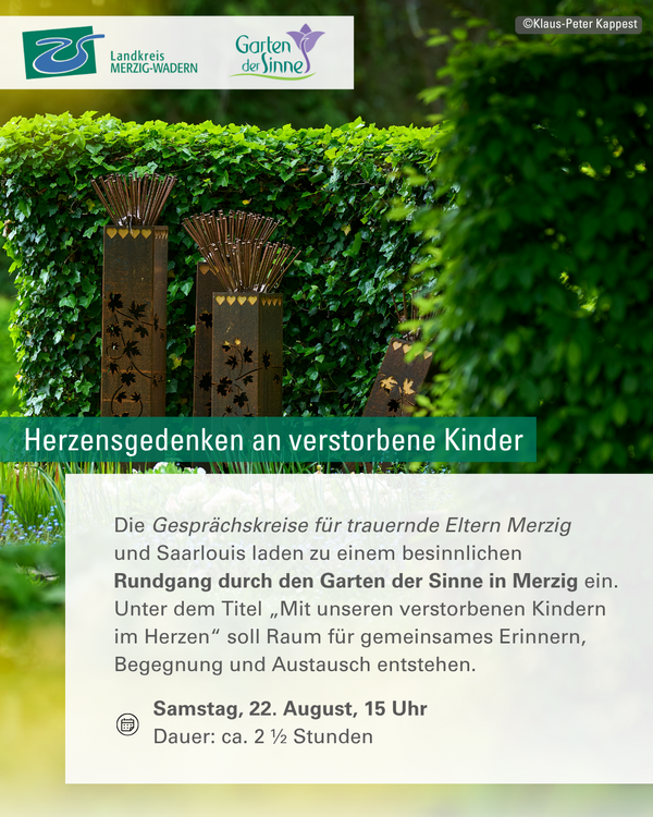 Herzensgedenken an verstorbene Kinder