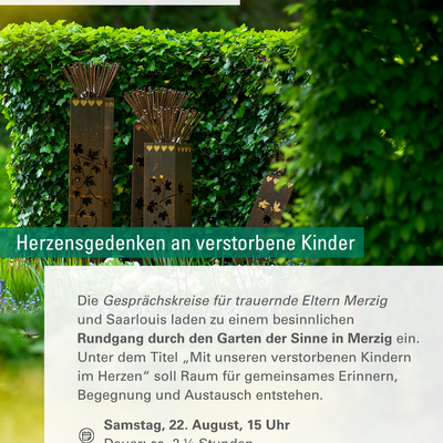Herzensgedenken an verstorbene Kinder