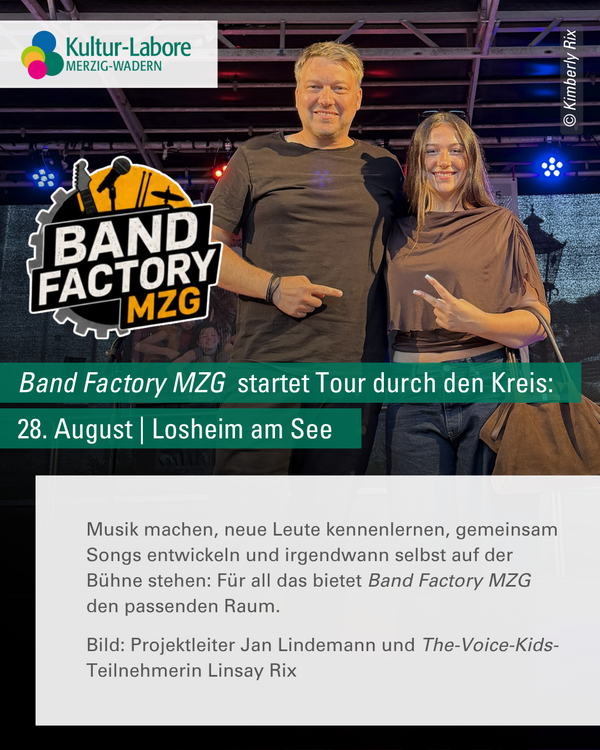 Band Factory MZG startet Auftakttournee