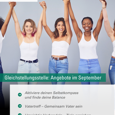 Seminarangebote der Gleichstellungsstelle im September