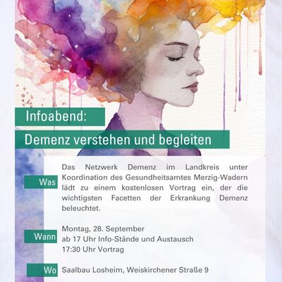 Informationsabend: Demenz verstehen und begleiten