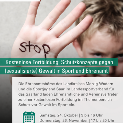Schutzkonzepte gegen (sexualisierte) Gewalt in Sport und Ehrenamt