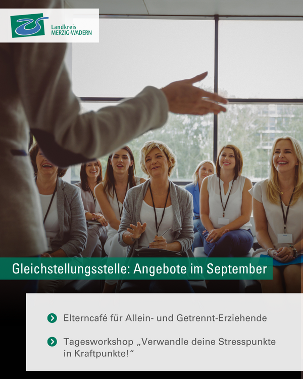 Seminarangebot der Gleichstellungsstelle im September