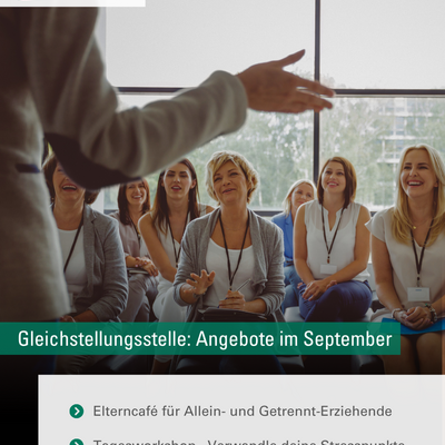 Seminarangebot der Gleichstellungsstelle im September