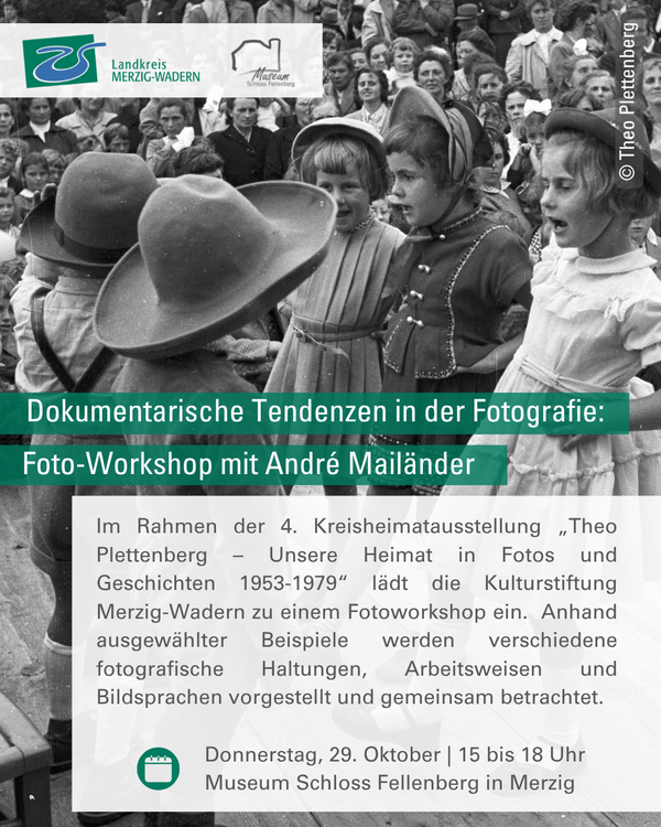 Foto-Workshop mit Andr&eacute; Mail&auml;nder im Museum Schloss Fellenberg