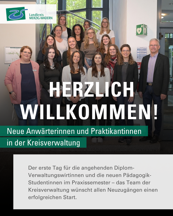 Begr&uuml;&szlig;ung der neuen Anw&auml;rterinnen 2026