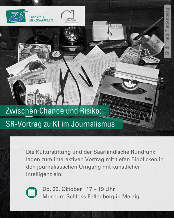 SR-Vortrag zu K&uuml;nstlicher Intelligenz im Journalismus