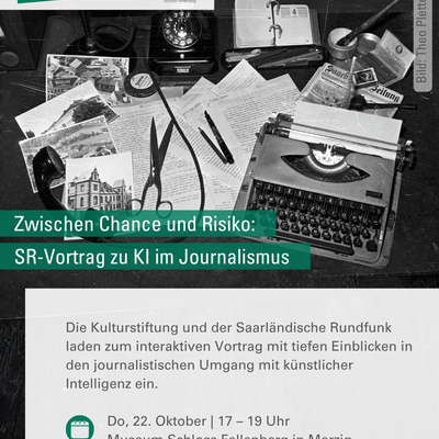 SR-Vortrag zu K&uuml;nstlicher Intelligenz im Journalismus