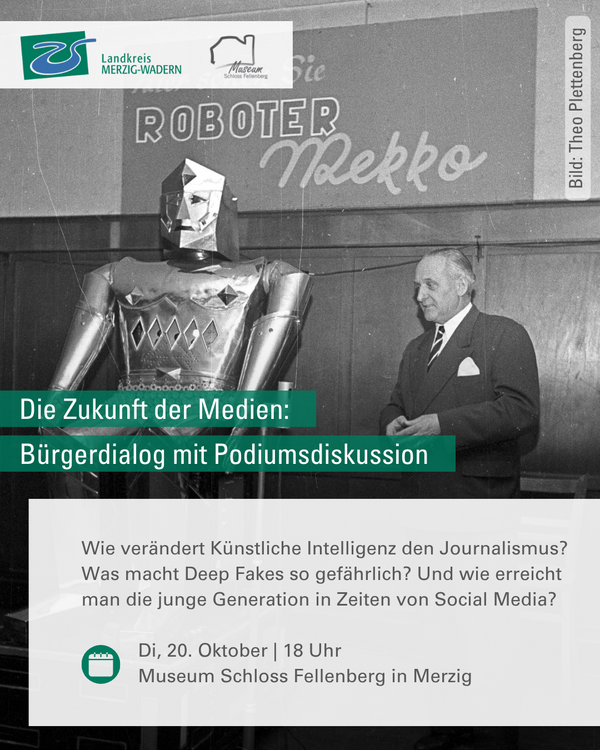 Die Zukunft der Medien: B&uuml;rgerdialog im Museum Schloss Fellenberg
