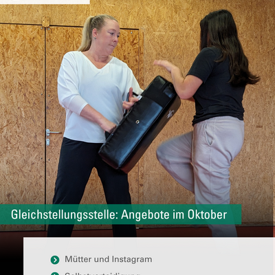 Seminarprogramm der Gleichstellungsstelle im Oktober und November 2026