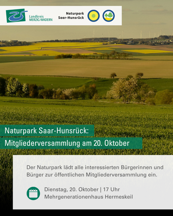 Naturpark Saar-Hunsr&uuml;ck Mitgliederversammlung