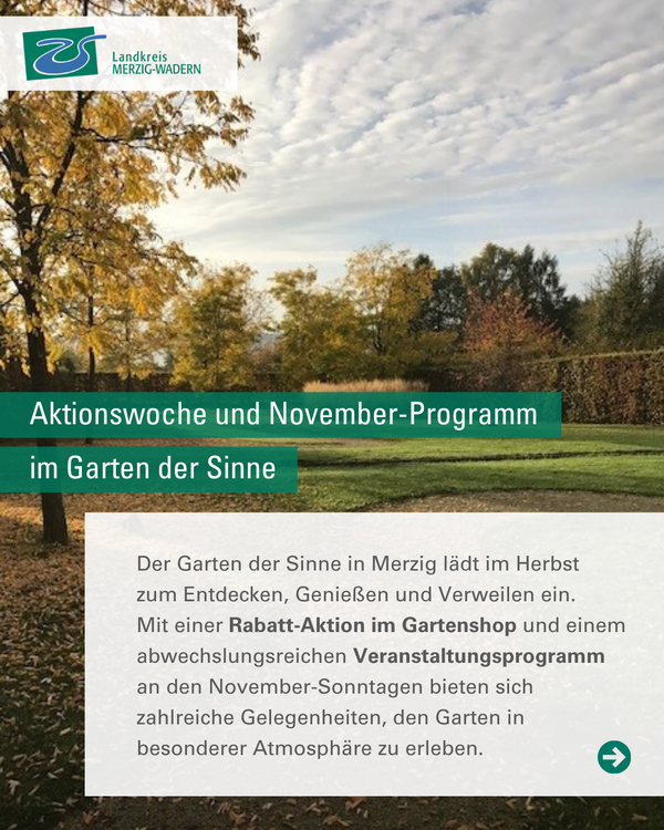November im Garten der Sinne
