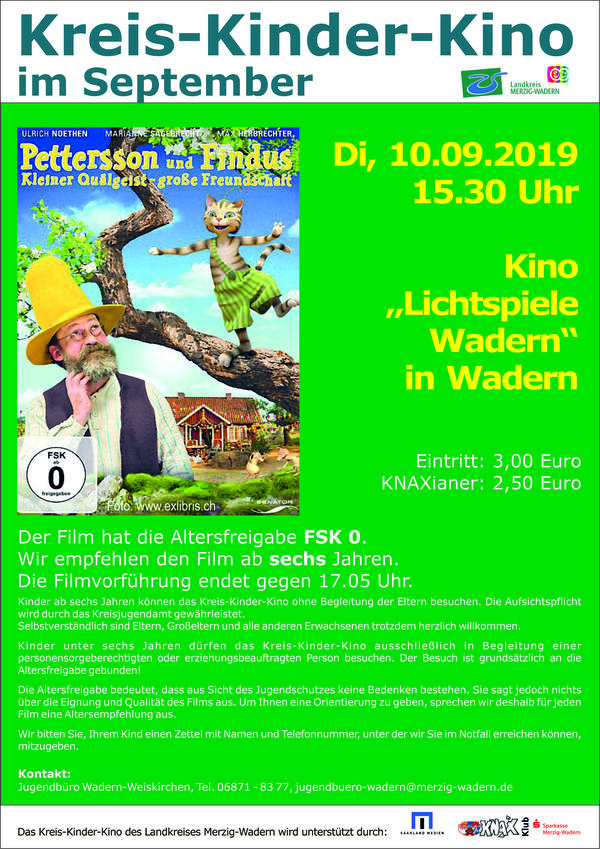 Plakat Kreis-Kinder-Kino Wadern-September_2019