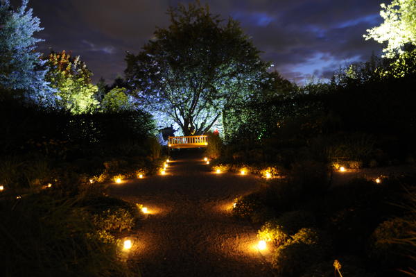 Der Garten der Sinne wird am 17. und 18. September stimmungsvoll beleuchtet.