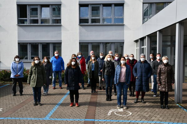 Die Mitarbeiterinnen und Mitarbeiter des Gesundheitsamtes Merzig