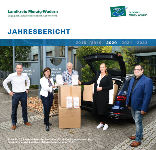 Titelseite des Jahresberichtes 2020