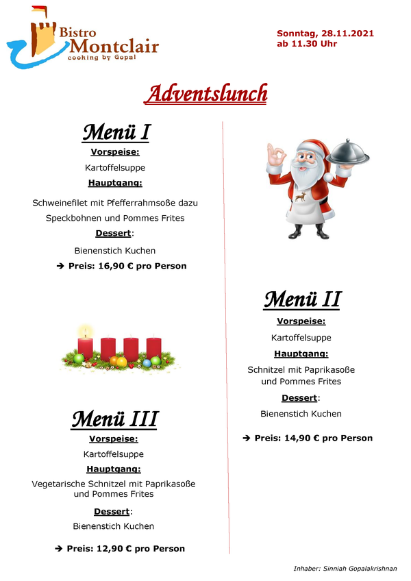 Adventslunch 2021